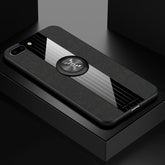 XINLI Stitching Cloth Textue Stoßfeste TPU-Schutzhülle mit Ringhalterung, für iPhone 8/7, für iPhone 8 Plus/7 Plus, für iPhone X/XS, für iPhone XR, für iPhone XS Max, für iPhone 6/6s